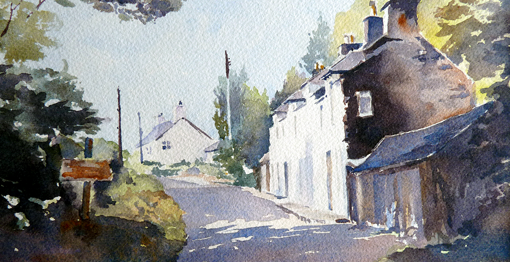 Cottages on the Ross by Anthony Taylor